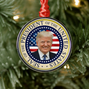 Zegel van het 47e President Trump 2024 Metalen Ornament