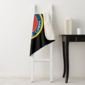 Zegel van het Korps Mariniers - Flat Sherpa Deken (In situ)