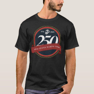 Zegel van het US Marine Corps 250 jaar T-shirt