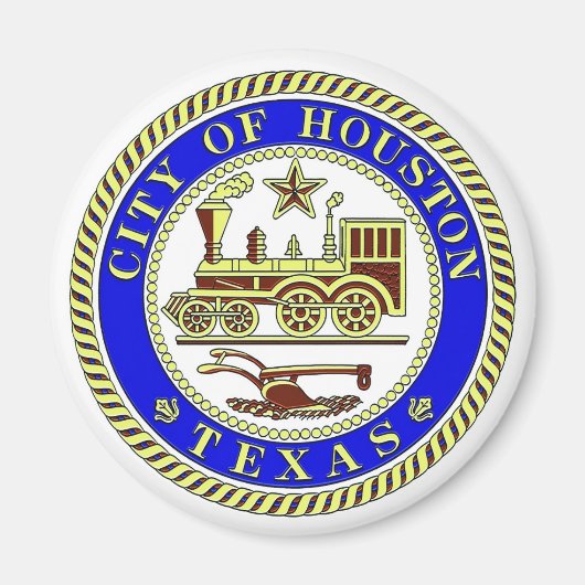 Zegel van Houston Magneet (Voorkant)