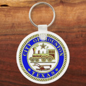 Zegel van Houston Sleutelhanger (Voorkant)