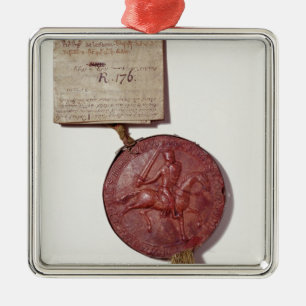 Zegel van koning Richard I Metalen Ornament