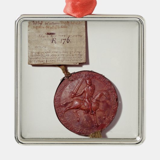 Zegel van koning Richard I Metalen Ornament (Voorkant)