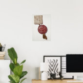 Zegel van koning Richard I Poster (Thuiskantoor)