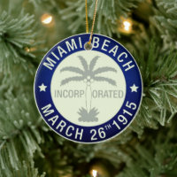 Zegel van Miami Beach, Florida