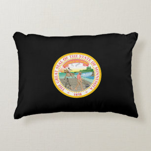 Zegel van Minnesota, Amerikaans staatszegel Accent Kussen