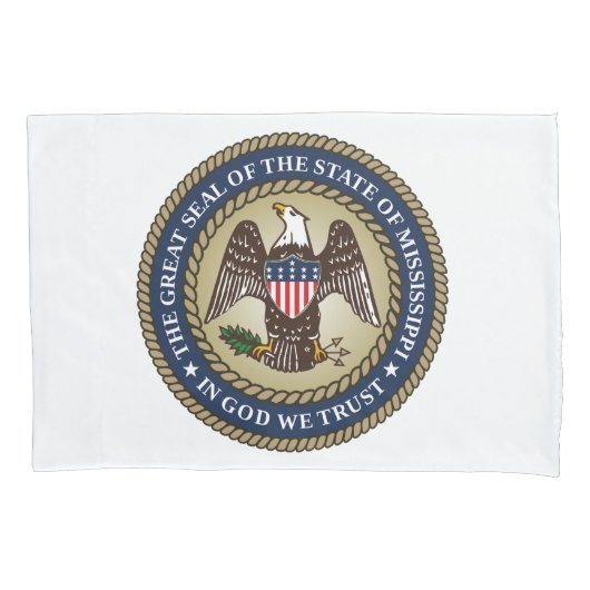 Zegel van Mississippi (Amerikaanse staat) Kussensloop (Voorkant)