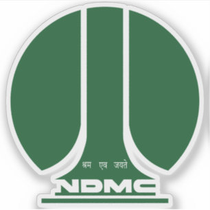 Zegel van New Delhi, India Sticker