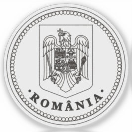 Zegel van Roemenië Sticker
