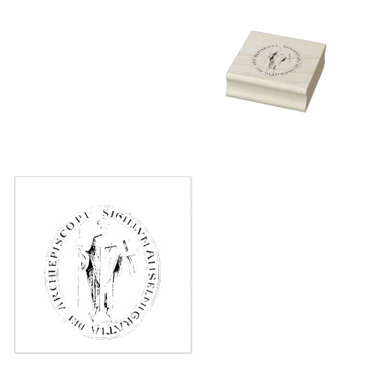 Zegel van Saint-Anselm van Canterbury Rubberstempel (Gestempeld)