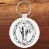 Zegel van Saint-Anselm van Canterbury Sleutelhanger (Voorkant)