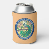 Zegel van Winter Park, Florida Blikjeskoeler (Blikje Achterkant)