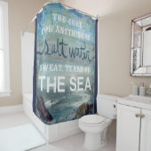 zegel voor de douche douchegordijn (In situ)