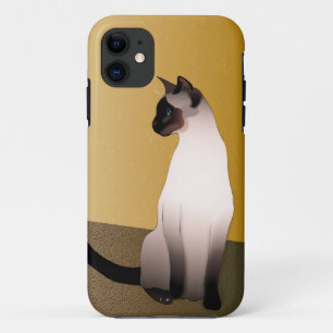 Zegelpoint Siamese Kat iPhone 11 Hoesje