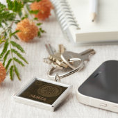 zegels en kompas Sleutelhanger (Zijkant)