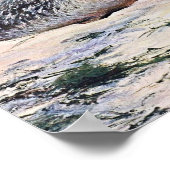  zegels op de strand poster (Hoek)