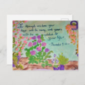 zegen briefkaart (Voorkant / Achterkant)