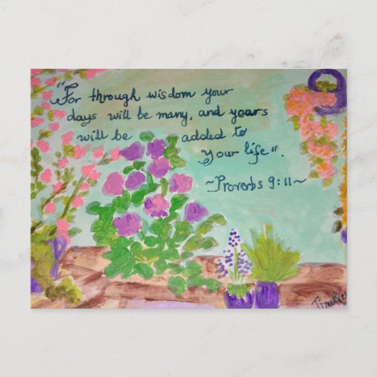 zegen briefkaart (Voorkant)