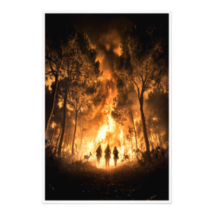 Zegen de helden foto afdruk