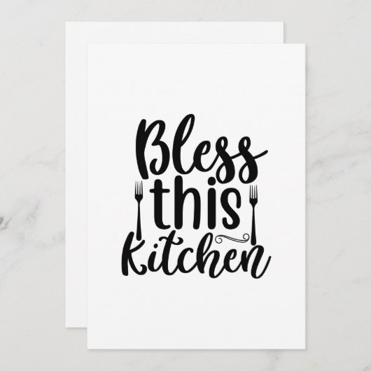 Zegen deze keuken (Voorkant / Achterkant)