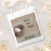 Zegen ons nest, nestfeest bedankzakje (Geknipt)