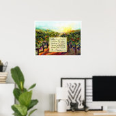 Zegen ons Oh Lord Prayer Poster (Thuiskantoor)