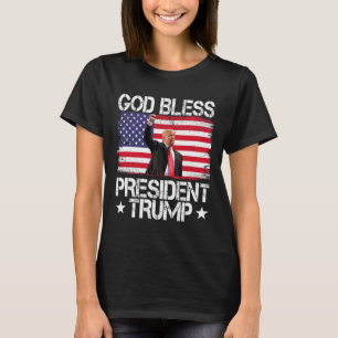 Zegen President Trump 2024 Steun Trump verkiezing T-shirt