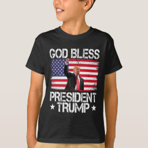 Zegen President Trump 2024 Steun Trump verkiezing T-shirt