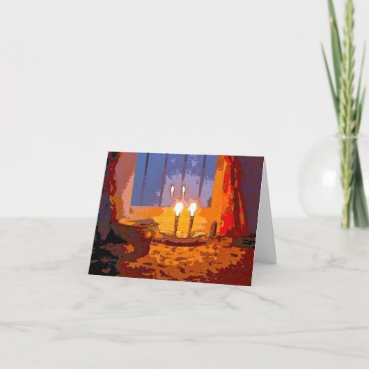 Zegen van Vrede Feestdagen Kaart (Voorkant)