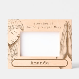 Zegening van de Heilige Maagd Maria Gegraveerde Lijstjes