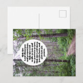 zegening van de noordelijke Bossen Briefkaart (Voorkant / Achterkant)