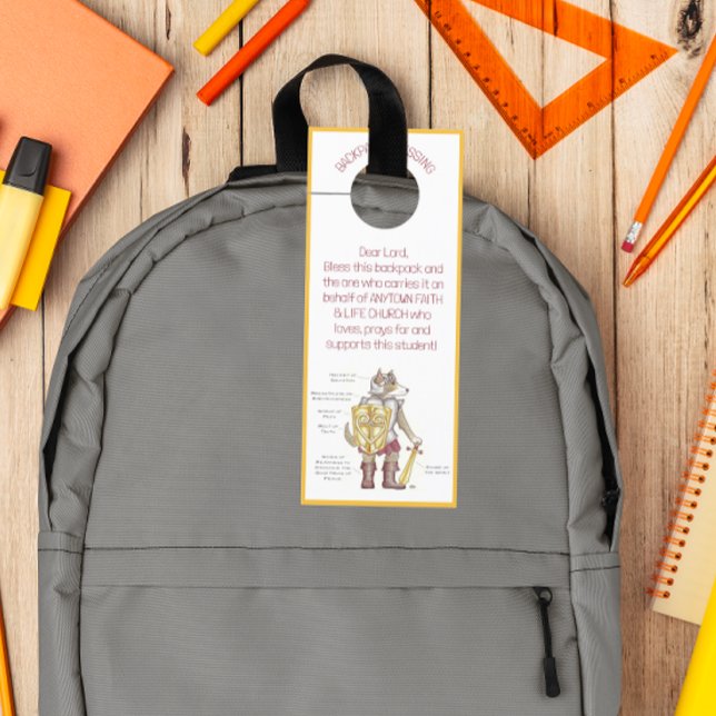 Zegening van de rugzakken Armor of God (Creator heeft geüpload)