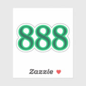 Zegeningen Engel Nummer 888 Sticker (Vel)