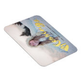 Zegeningen Faux Goud Script Vakantie Kerstmis Foto Magneet (Rechterzijde)