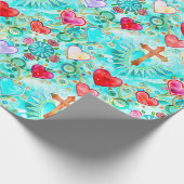 Zegeningen Liefde Geloof Cadeaupapier (Hoek)