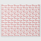 Zegeningen Modern Kerstmis Inpakpapier (Vlak)