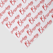 Zegeningen Moderne Christelijke Kerstmis Tissuepapier (Detail)