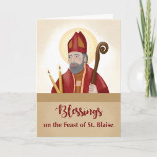 Zegeningen op de feestdag van Sint-Blasius Kaart