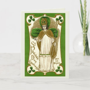 Zegeningen op St Patrick's Day - Kaart