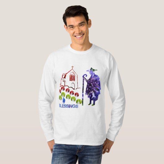 zegeningen t-shirt (Voorkant volledig)