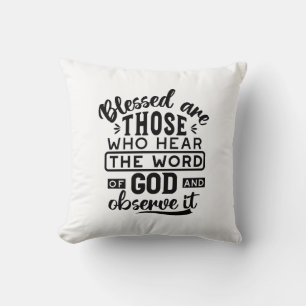 Zegeningen voor degenen die het Woord van God hore Kussen