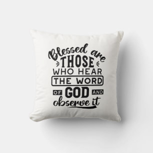 Zegeningen voor degenen die het Woord van God Quot Kussen