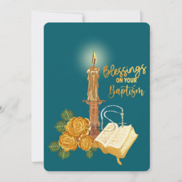 Zegeningen voor uw doop feestdagenkaart