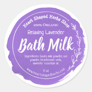 zegenlabel Handgemaakte zaken Ronde Sticker