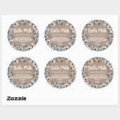 zegenmelketiket ronde sticker (Vel)