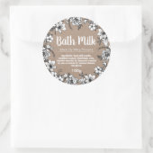 zegenmelketiket ronde sticker (Tas)