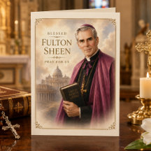 Zegenrijke Fulton Sheen katholieke groet