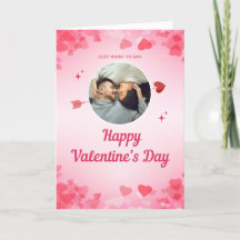Zeggen Gelukkige Valentijnsdag Roze Opvouwbare