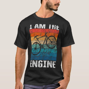Zeggend Ik Ben De Motor voor Wielrenner Fan 11 T-shirt