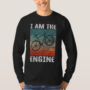 Zeggend Ik Ben De Motor voor Wielrenner Fan 17 T-shirt